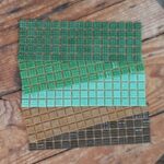 Kit  Floresta de pastilha de vidro 2x2 (5 cores) c/ 375 pastilhas - KT01