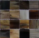Pastilha em vidro 2,3x2,3  mesclado CR1572 c/ 72 pastilhas - Imagem 2